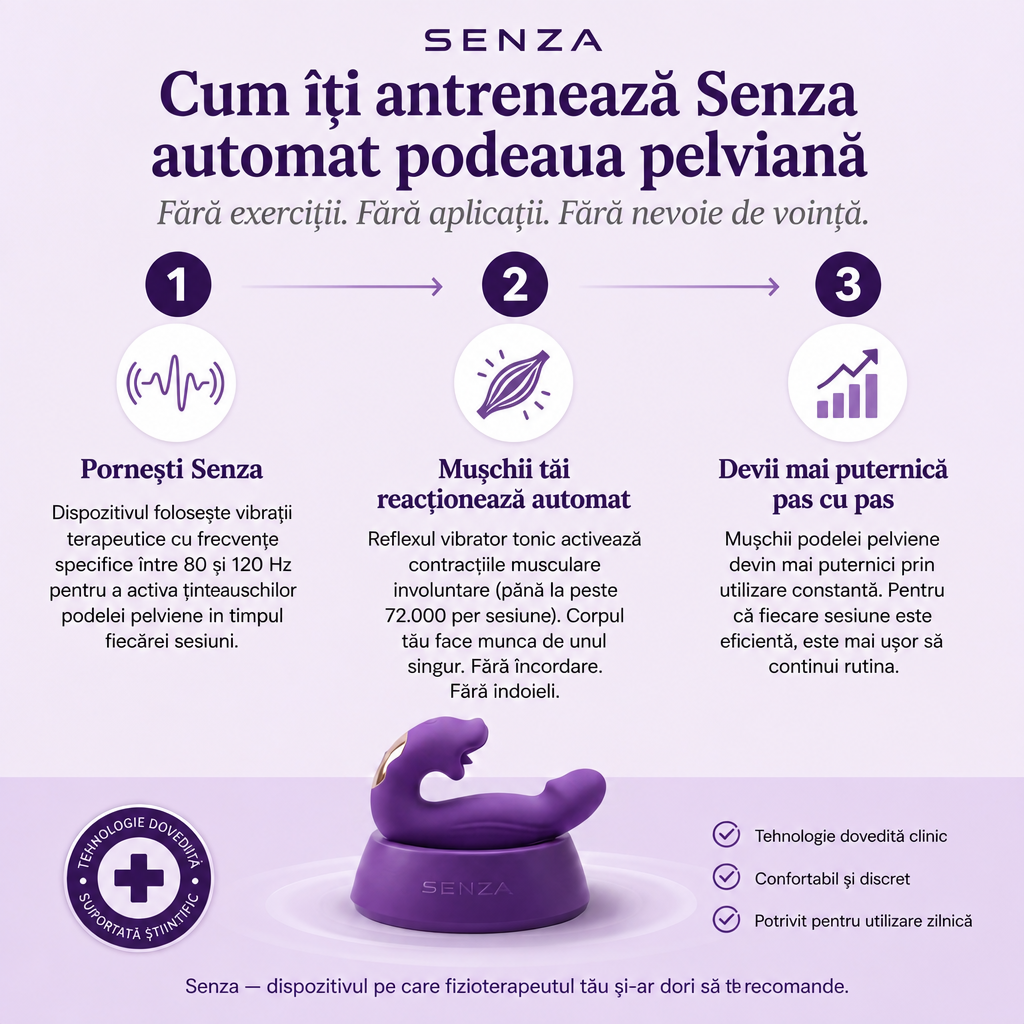 Senza™ Activator pentru mușchii pelvici 4 în 1