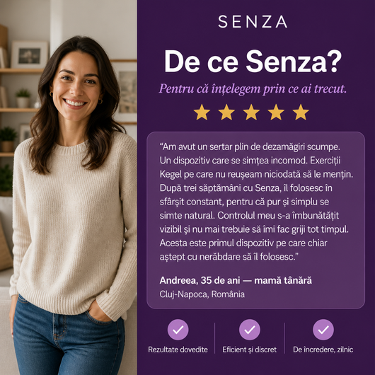 Senza™ Activator pentru mușchii pelvici 4 în 1